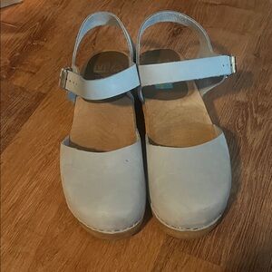 Stylish Women's dusty blue clogs by MIA.